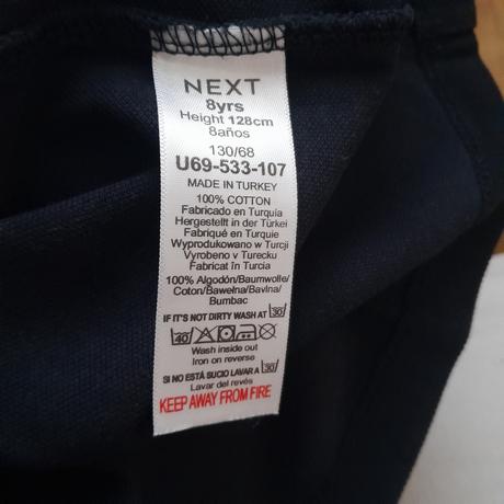 Tričko s krátkym rukávom, next,128