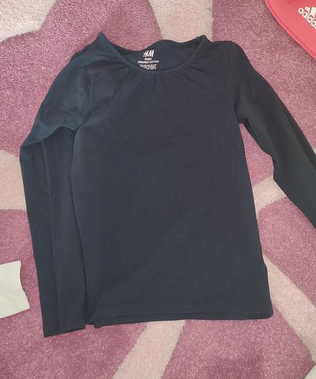 Tričká dlhý rukáv 5pack plus darček, h&m,122