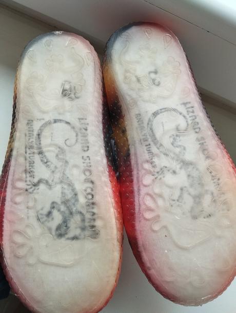 Červené topánky do vody štýl auto mcqueen, 30