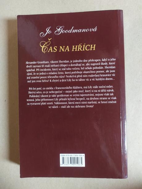 Čas na hřích, jo goodmanová, 
