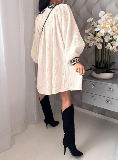 Lindex - šaty s výšivkou, lindex,xs