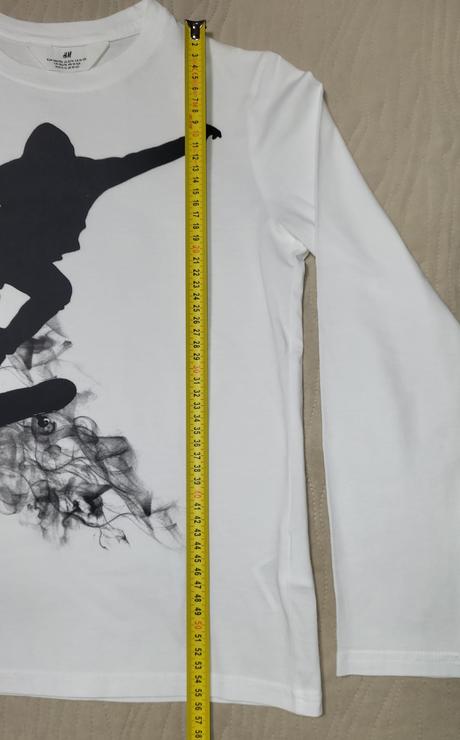 Tričko dlhý rukáv velk. 146/152, h&m,146