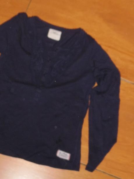 Tričenko s čipkou, h&m,122