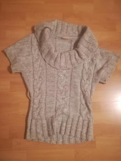 Pletený sveter, vesta 36, okay,s