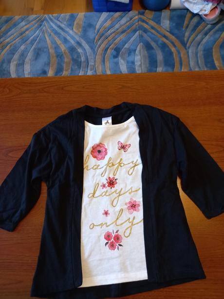 Dvojtričko s kvetmi, palomino,128