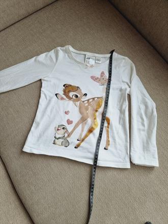 Tricko bambi h&m 110/116, h&m,110