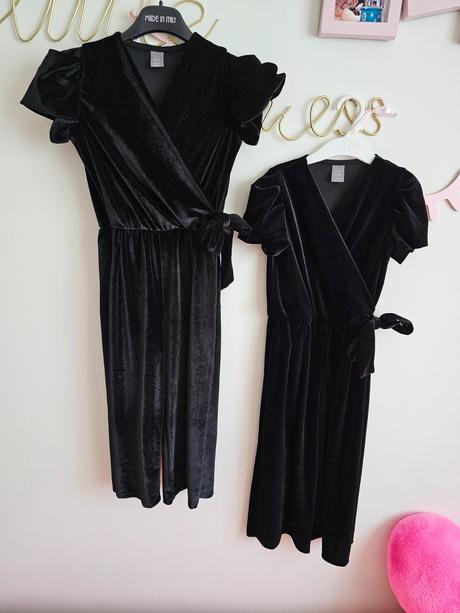 Čierny velurový overal, 110