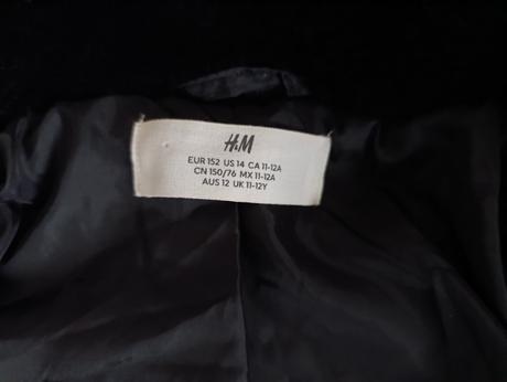 Bundička z umelej kožušiny, h&m,152