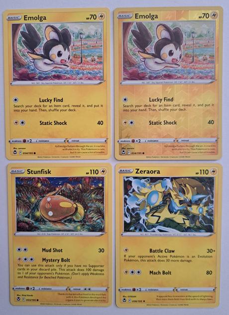 Pokémon karty "silver tempest" (4),