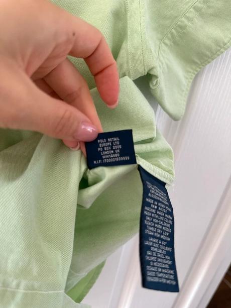 Svetlozelená košeľa s krátkym rukávom ralph lauren, ralph lauren,m
