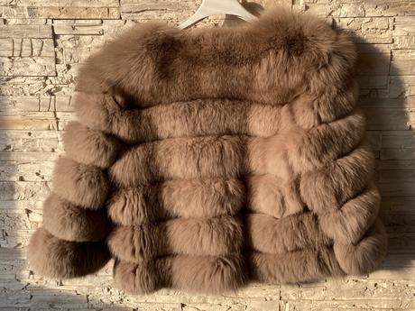 Real fur jacket 2v1 kabát kozuch vesta, 