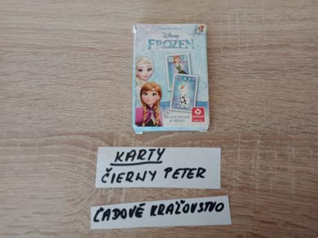 Karty čierny peter 2v1-frozen, 
