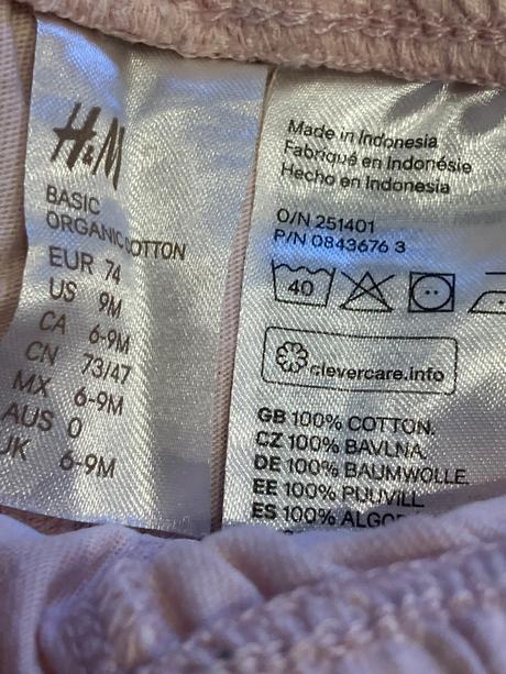 Dievčenská letná súprava h&m (74), h&m,74