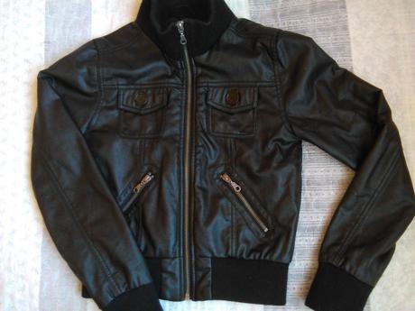 Koženková bunda, kappahl,152