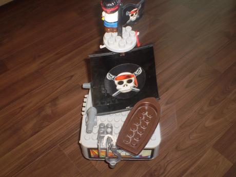 Detská pirátska loď - abrick stavebnica, 