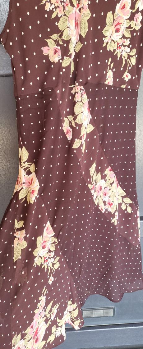 Exkluzívne hnedé šaty jürgen michaelsen, 42