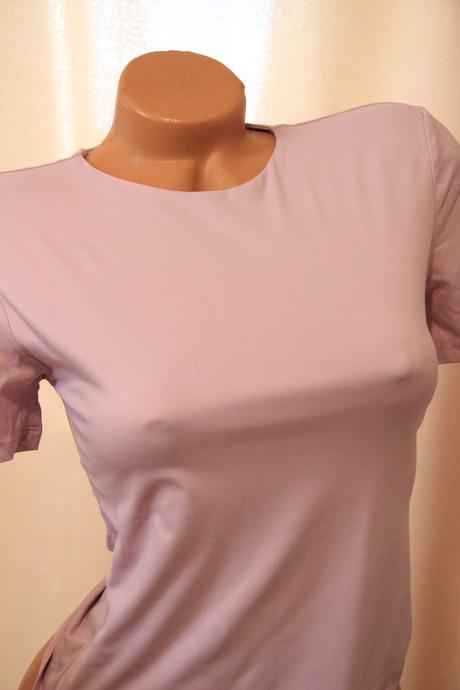 Bledo ružový body top, s/m, s