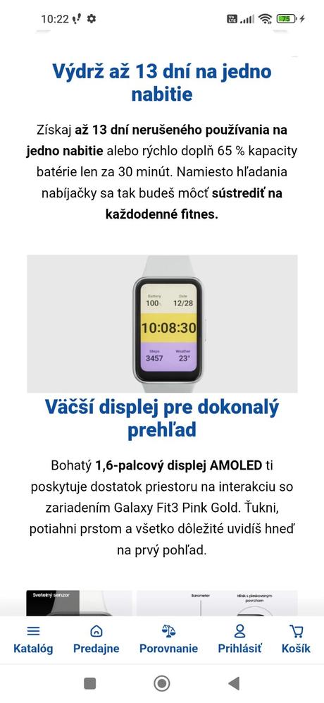 Hodinky samsung galaxy fit 3+nový remienok, samsung