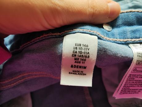 Šortky riflové, h&m,146