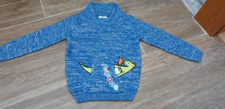 Dlhší pulover č.86, baby,86