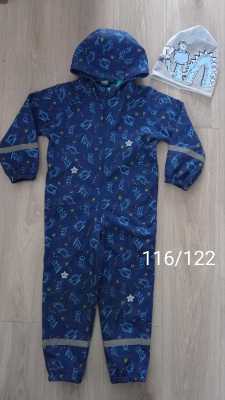 Softshellovy overal s čiapkou 116/122, kiki&koko,116