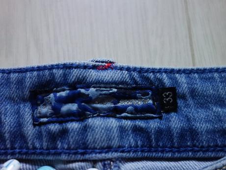 Mäkké pánske riflové kraťasky 33/34, l