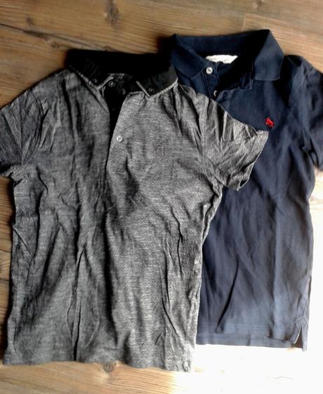 2x polokošeľa, h&m,146