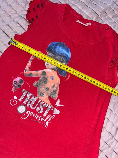 Tričkové šaty ladybug 122, disney,122