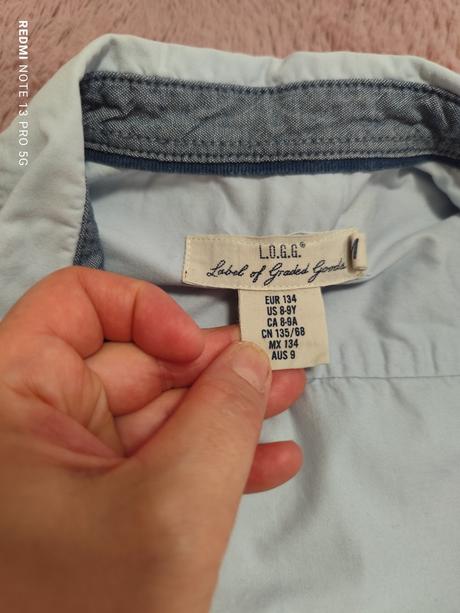 H&m košeľa, l.o.g.g.,134