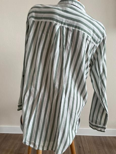 Bavlnená pásikavá košeľa, xxl, xxl