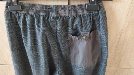 Hnedé kárované nohavice zn. zara, zara,164