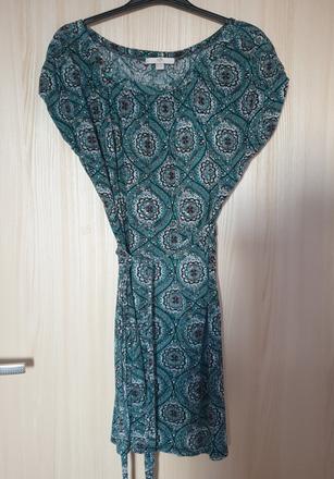 Šaty dámske zeleno-čierne halens, m