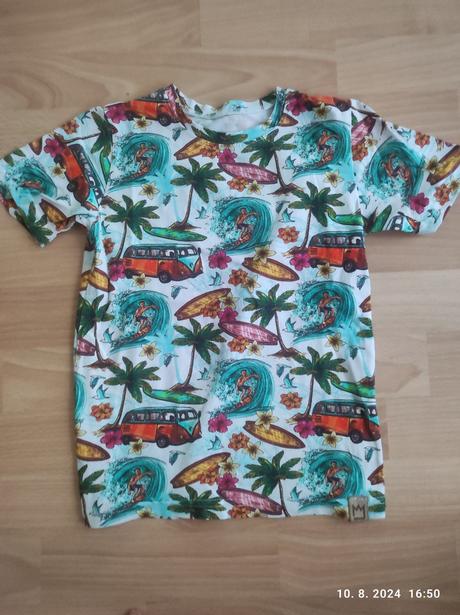 Tričko krátky rukáv pre chlapca 116, 116