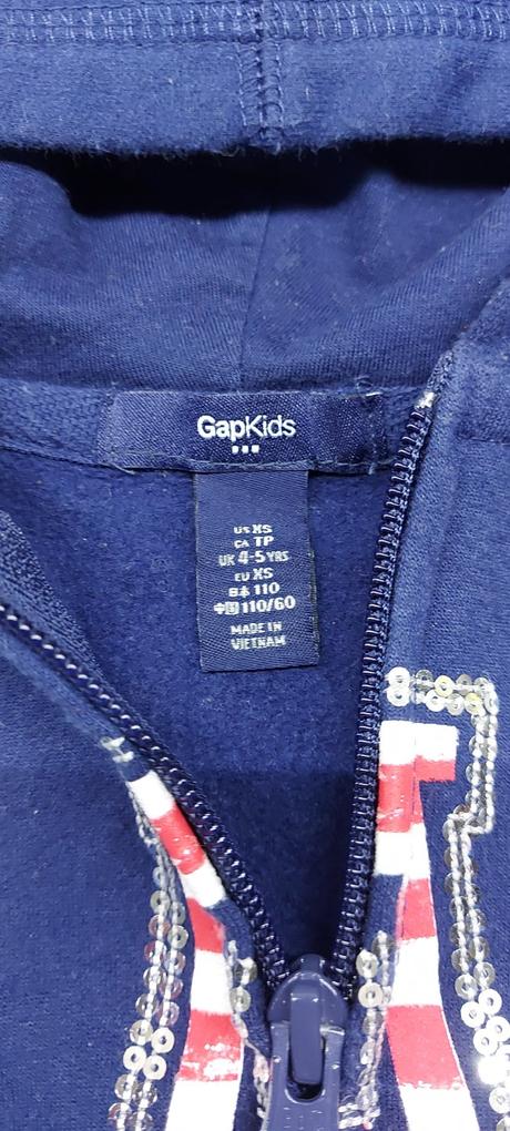 Teplakova suprava gap 110cm (4-5), gap,110