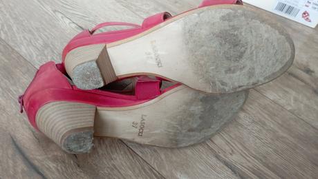Kožené sandálky, lasocki,37