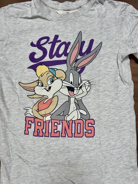 Nočná košeľa bugs bunny v. 122/128, h&m,122