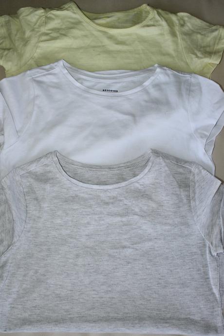 Tričká 3 ks, reserved,122