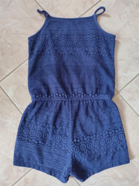 Letný krajkový overal, h&m,134