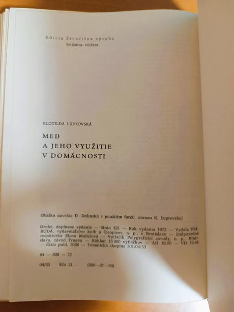 Med a jeho využitie v domácnosti (1972), 