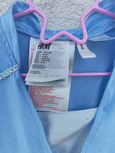 H&m kostym elsa frozen 110/116, h&m,110