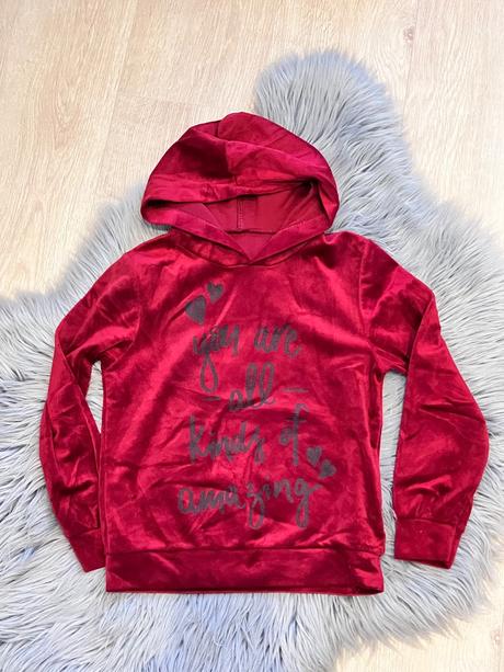 Dievčenská zamatová súprava s potlačou (8 r.), 128