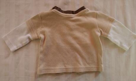 Krémové tričko beep autíčko, m&co, 0-3 mes., 56-62, m&co,62