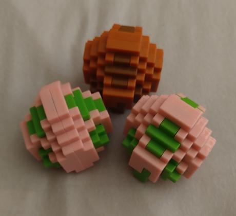 Minecraft egg set, 