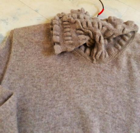 Dlhší pulóvrik - angora, m