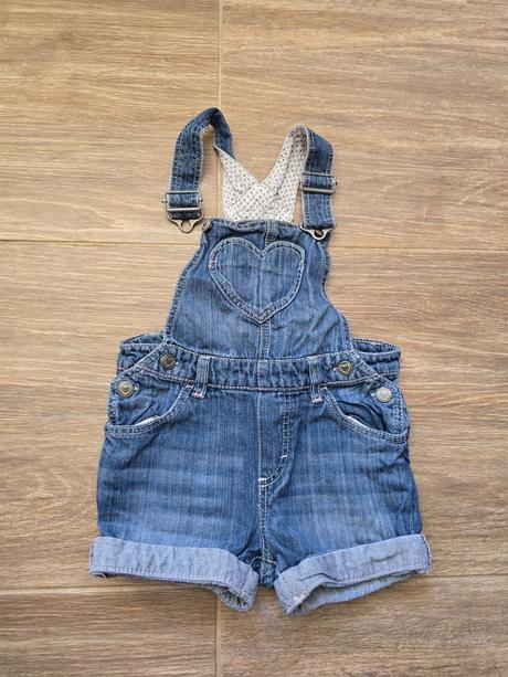 Rifľové šortky č.80, h&m,80