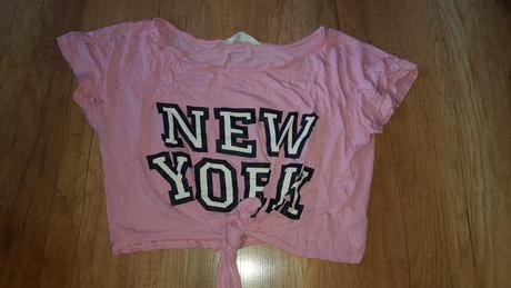 Dievčenské crop top tricko 140 a 158, h&m,158