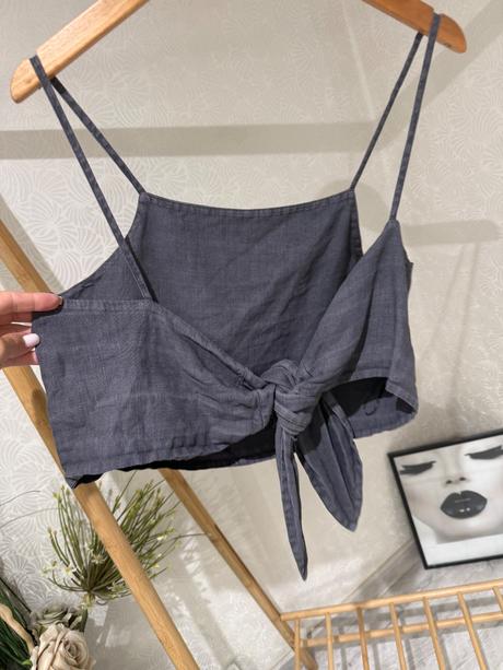 Lanovy top zara, zara,m