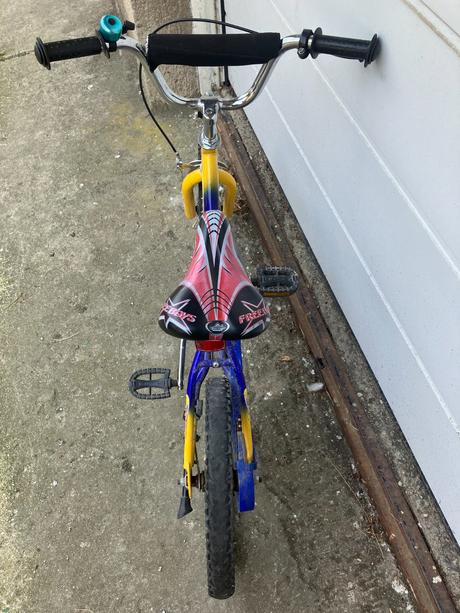 Predám detský modrožltý bicykel, 16