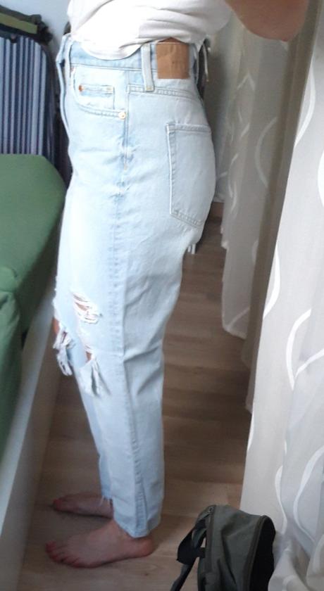 Rifle vysoký pás, h&m,38
