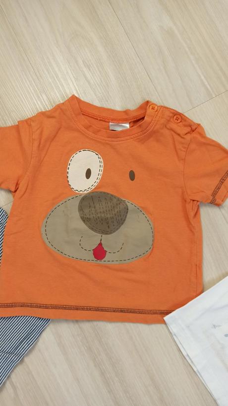 3x tričko kr, f&f,80